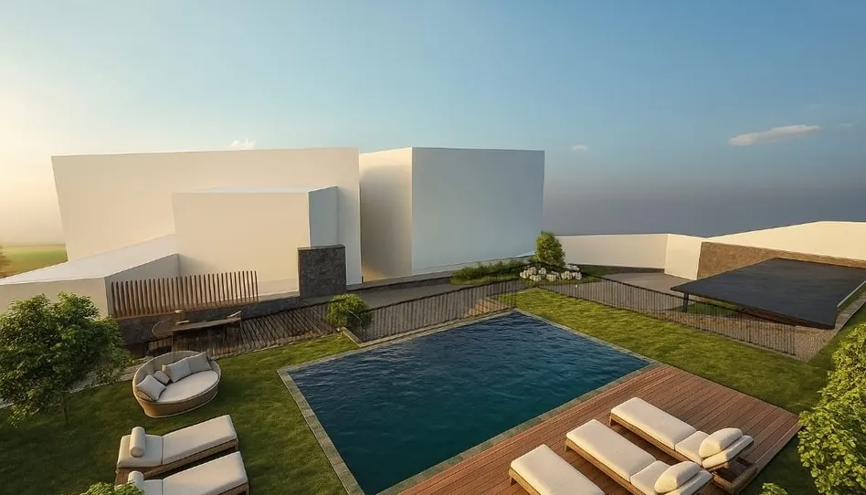 Parcela urbana 1.632 m² con proyecto